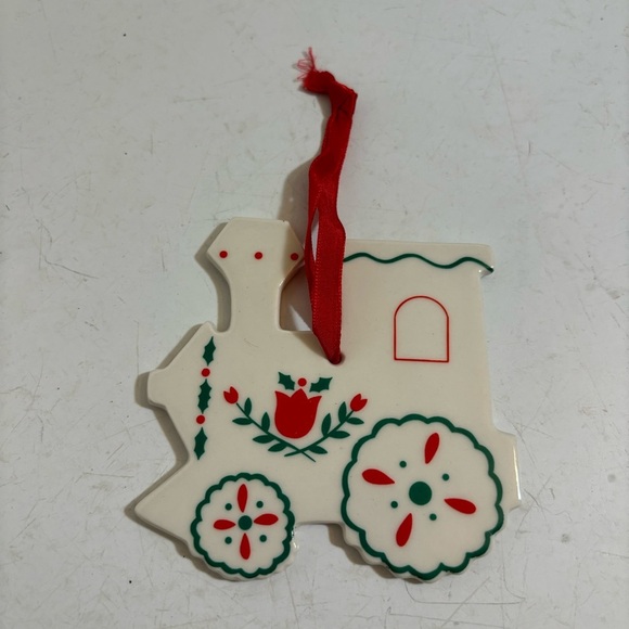 🛍️3/$30 Vintage Russ ceramic train Christmas holiday tree ornament decoration‎ - Picture 8 of 12